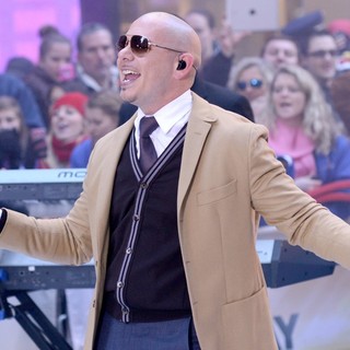 Pitbull Performs Live at The Today Show