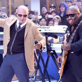 Pitbull in Pitbull Performs Live at The Today Show