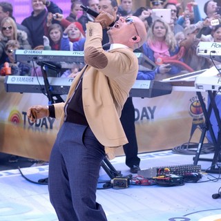 Pitbull in Pitbull Performs Live at The Today Show