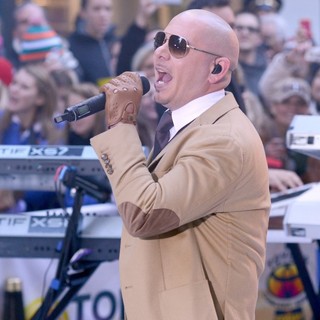 Pitbull in Pitbull Performs Live at The Today Show