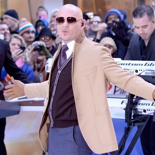 Pitbull Performs Live at The Today Show
