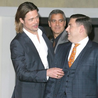 Brad Pitt, George Clooney, Jonah Hill in 84th Annual Academy Awards Nominees Luncheon