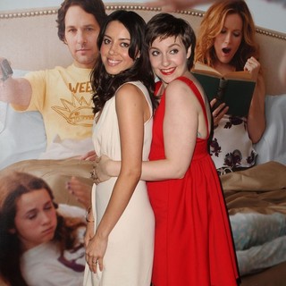 Aubrey Plaza, Lena Dunham in This Is 40 - Los Angeles Premiere - Arrivals