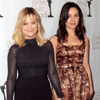 Amy Poehler, Aubrey Plaza in 2013 Writers Guild Awards - Arrivals