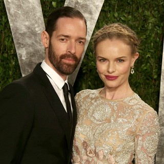 Michael Polish, Kate Bosworth in 2013 Vanity Fair Oscar Party - Arrivals