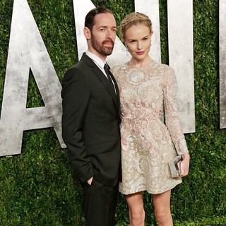 Michael Polish, Kate Bosworth in 2013 Vanity Fair Oscar Party - Arrivals