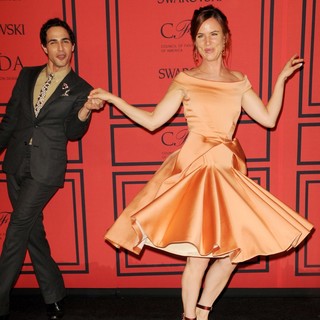 Zac Posen, Juliette Lewis in 2013 CFDA Awards - Arrivals