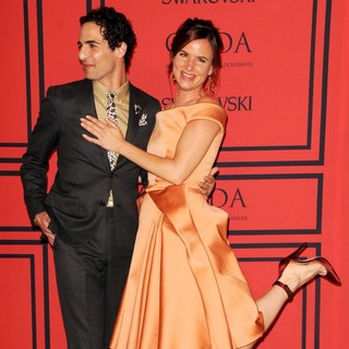 Zac Posen, Juliette Lewis in 2013 CFDA Awards - Arrivals