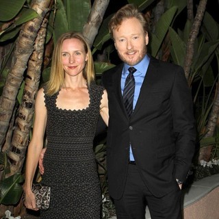 Liza Powel, Conan O'Brien in The 21st Annual Children's Defense Fund California Beat The Odds Awards