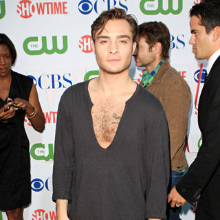 Ed Westwick in 2010 CBS, CW, Showtime Summer Press Tour Party