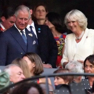 Prince Charles, Camilla Parker Bowles in The Opening Ceremony of The London 2012 Olympic Games