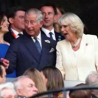 Prince Charles, Camilla Parker Bowles in The Opening Ceremony of The London 2012 Olympic Games