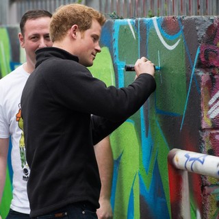 Prince Harry Visits The Russell Youth Club