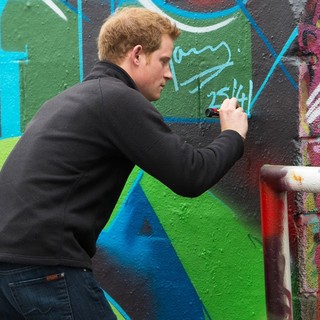 Prince Harry Visits The Russell Youth Club