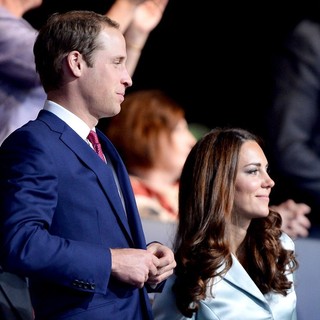 Prince William, Kate Middleton in The Opening Ceremony of The London 2012 Olympic Games