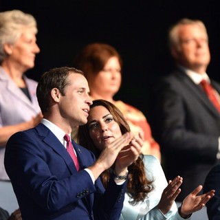 Prince William, Kate Middleton in The Opening Ceremony of The London 2012 Olympic Games