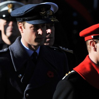 Prince William, Prince Edward in Sunday Commemorating Sacrifices of The Armed Forces
