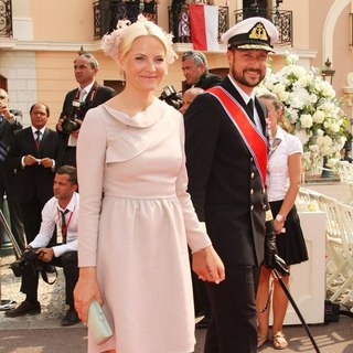 Princess Mette-Marit, Prince Haakon in Religious Ceremony of The Royal Wedding of Prince Albert II of Monaco to Charlene Wittstock