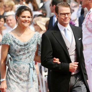 Princess Victoria, Prince Daniel in Religious Ceremony of The Royal Wedding of Prince Albert II of Monaco to Charlene Wittstock