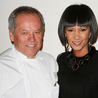 Wolfgang Puck, Gelila Assefa in Tom Ford Flagship Store Opening Celebration