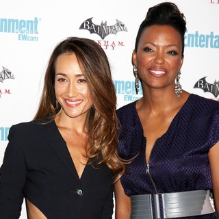 Maggie Q, Aisha Tyler in Comic Con 2011 Day 3 - Entertainment Weekly Party - Arrivals
