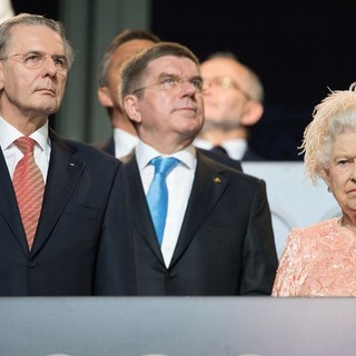 Queen Elizabeth II in The Opening Ceremony of The London 2012 Olympic Games