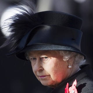 Queen Elizabeth II in Sunday Commemorating Sacrifices of The Armed Forces