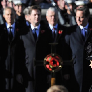 Queen Elizabeth II in Sunday Commemorating Sacrifices of The Armed Forces