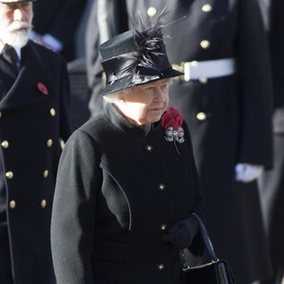 Queen Elizabeth II in Sunday Commemorating Sacrifices of The Armed Forces