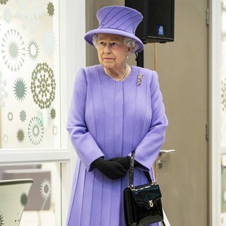 Queen Elizabeth II in Queen Elizabeth II Visits The National Centre for Bowel Cancer Research and Surgical Innovation