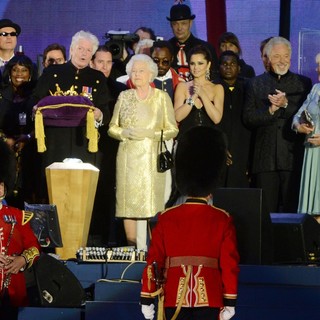 Queen Elizabeth II, will.i.am, Cheryl Cole, Tom Jones, Camilla Parker Bowles in The Diamond Jubilee Concert