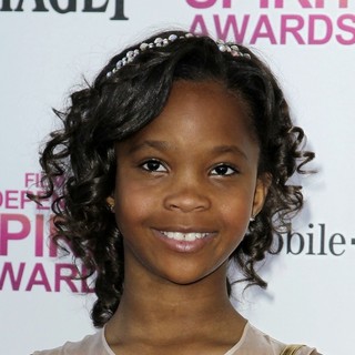 Quvenzhane Wallis in 2013 Film Independent Spirit Awards - Arrivals