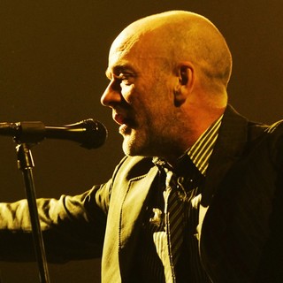 Michael Stipe, R.E.M. in R.E.M. Perform Live in Concert at Siemens Arena