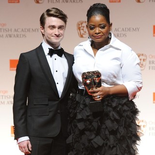 Daniel Radcliffe, Octavia Spencer in Orange British Academy Film Awards 2012 - Press Room