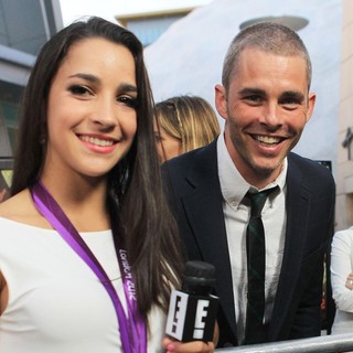 Aly Raisman in The Premiere of RADiUS-TWC's Bachelorette - raisman-marsden-premiere-bachelorette-01