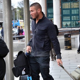 Randy Orton in WWE Wrestlers Outside of Their Hotel