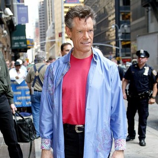 Randy Travis in Outside The Ed Sullivan Theater for The Late Show with David Letterman