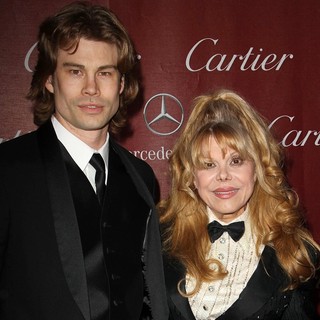 Shel Rasten, Charo in 24th Annual Palm Springs International Film Festival Awards Gala - Red Carpet