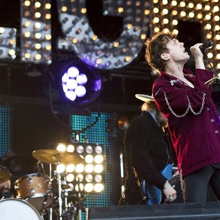 David 'Skully' Sullivan Kaplan, Johnny Borrell, Razorlight in Razorlight Performing at Get Loaded in The Park