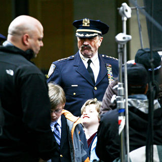 On the set of 'Reagan's Law' filming the pilot episode