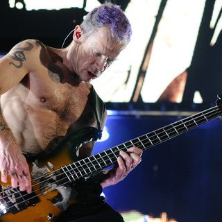 Flea, Red Hot Chili Peppers in The Red Hot Chili Peppers Performing at The LG Arena