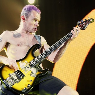 Flea, Red Hot Chili Peppers in The Red Hot Chili Peppers Performing at Manchester MEN Arena
