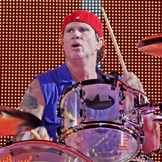 Chad Smith, Red Hot Chili Peppers in The Red Hot Chili Peppers Performing at Manchester MEN Arena
