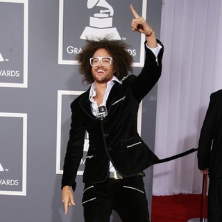 LMFAO in 55th Annual GRAMMY Awards - Arrivals - redfoo-55th-annual-grammy-awards-01