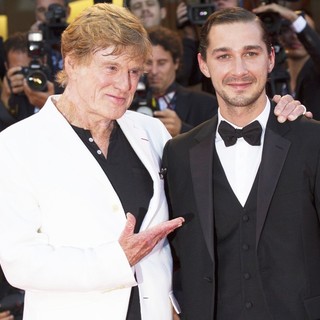 Robert Redford, Shia LaBeouf in The 69th Venice Film Festival - The Company You Keep - Premiere - Red Carpet