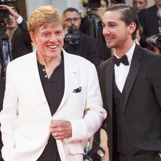 Robert Redford, Shia LaBeouf in The 69th Venice Film Festival - The Company You Keep - Premiere - Red Carpet