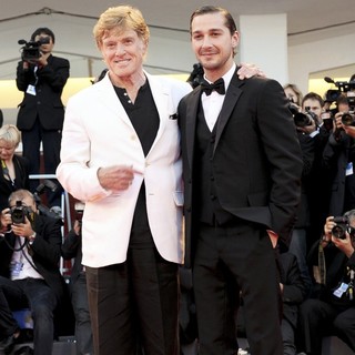 Robert Redford, Shia LaBeouf in The 69th Venice Film Festival - The Company You Keep - Premiere - Red Carpet