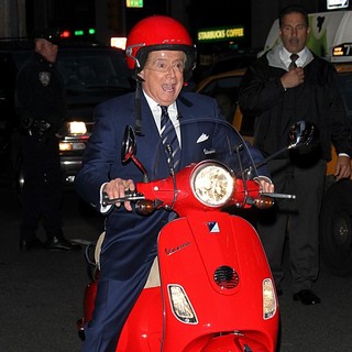 Regis Philbin in Regis Philbin Is Given A Vespa Scooter by David Letterman - The Late Show with David Letterman