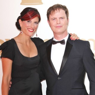 Holiday Reinhorn, Rainn Wilson in The 63rd Primetime Emmy Awards - Arrivals