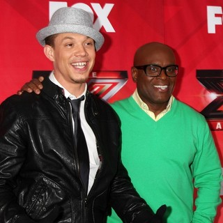 Chris Rene, L.A. Reid in FOX's The X Factor Press Conference